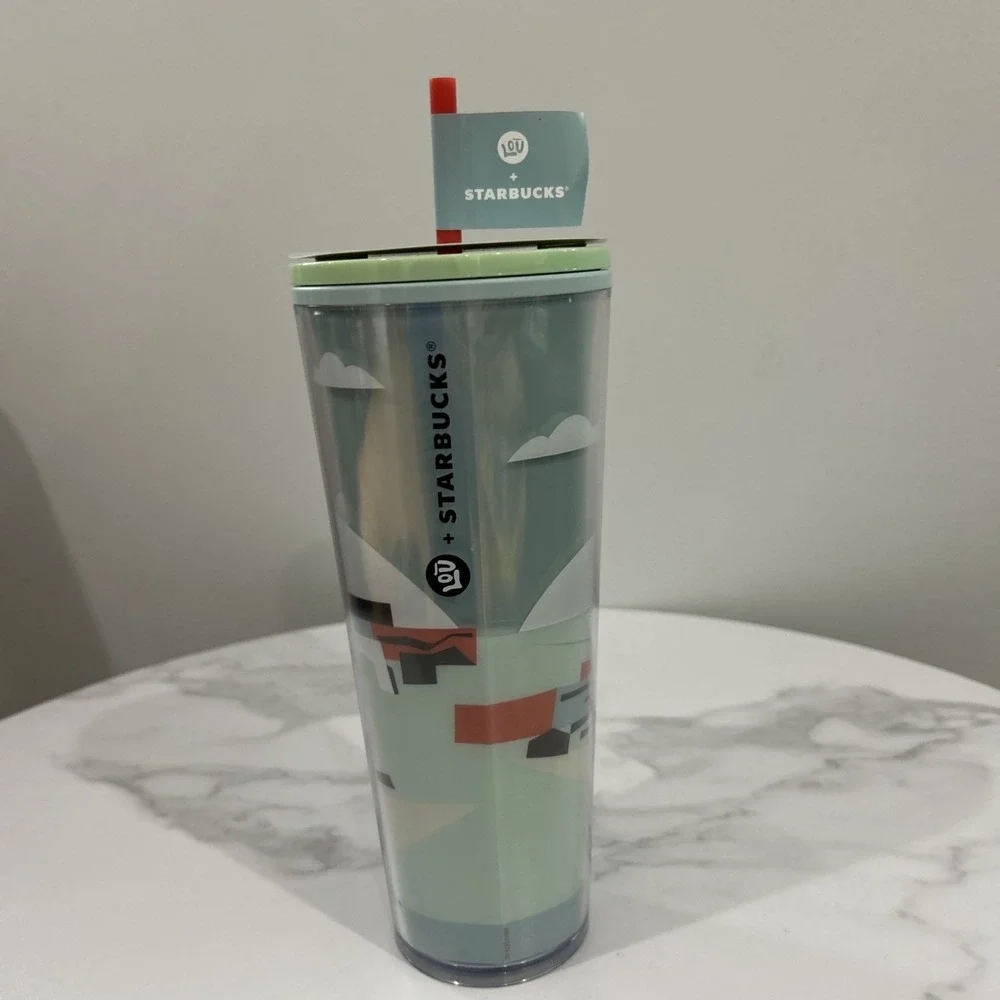 Starbucks+Lou Cold‎ Cup w/Straw 2024 Creative Lou Collection 24 oz NEW!!!